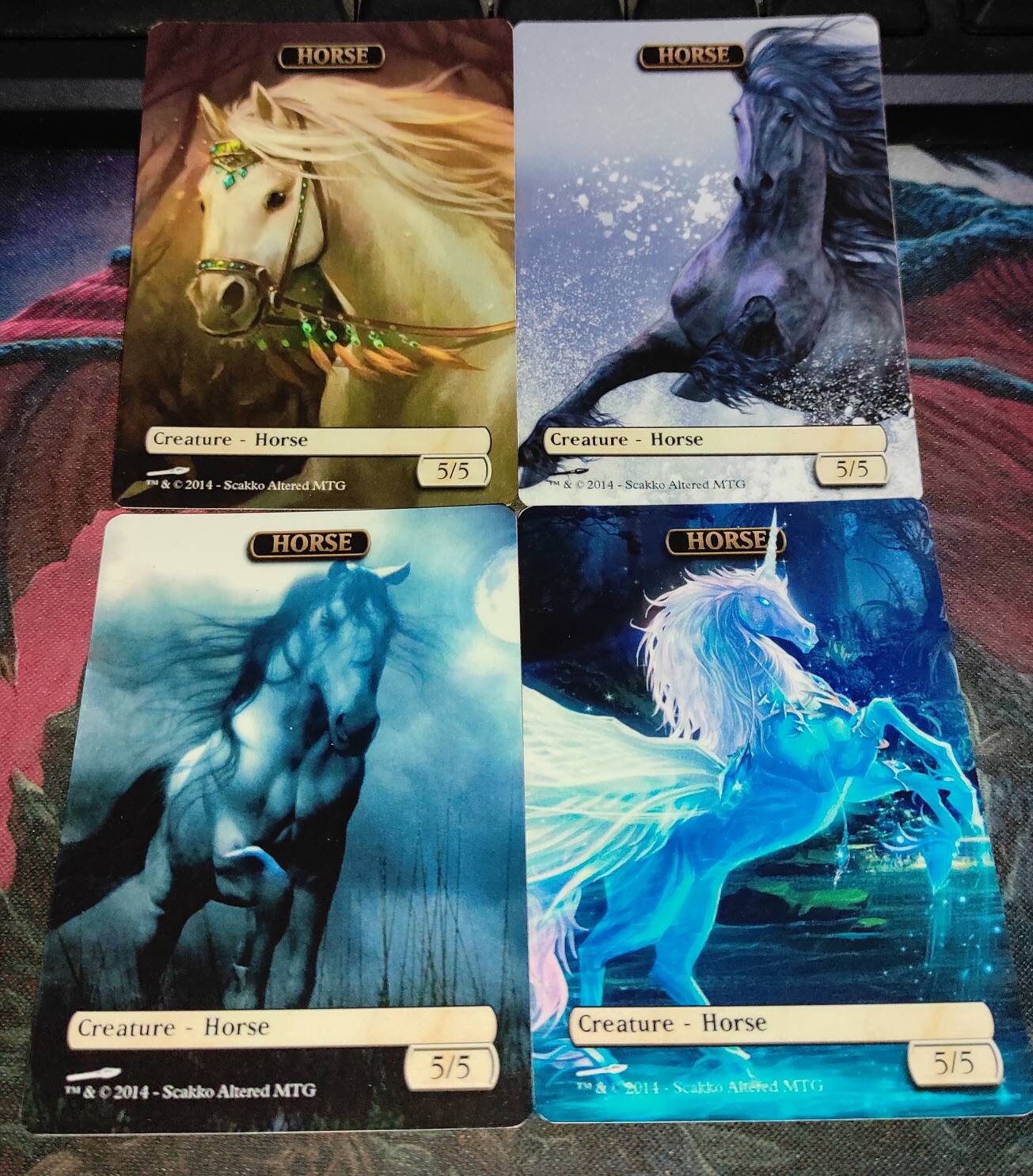 MtG Horse 5/5 Token Alternative Art // Chose the Art For | Etsy