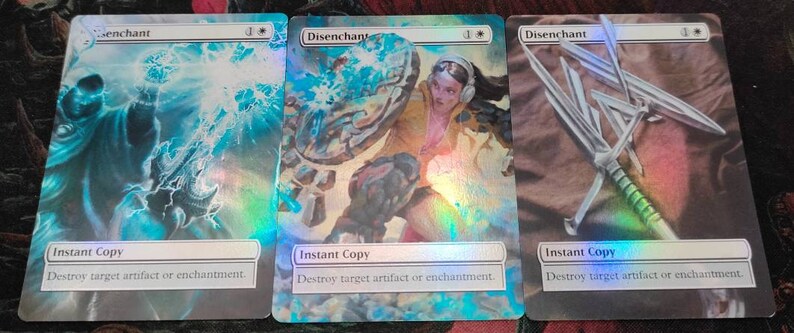 MtG Disenchant Token for Garth One-Eye Alternative Art // | Etsy
