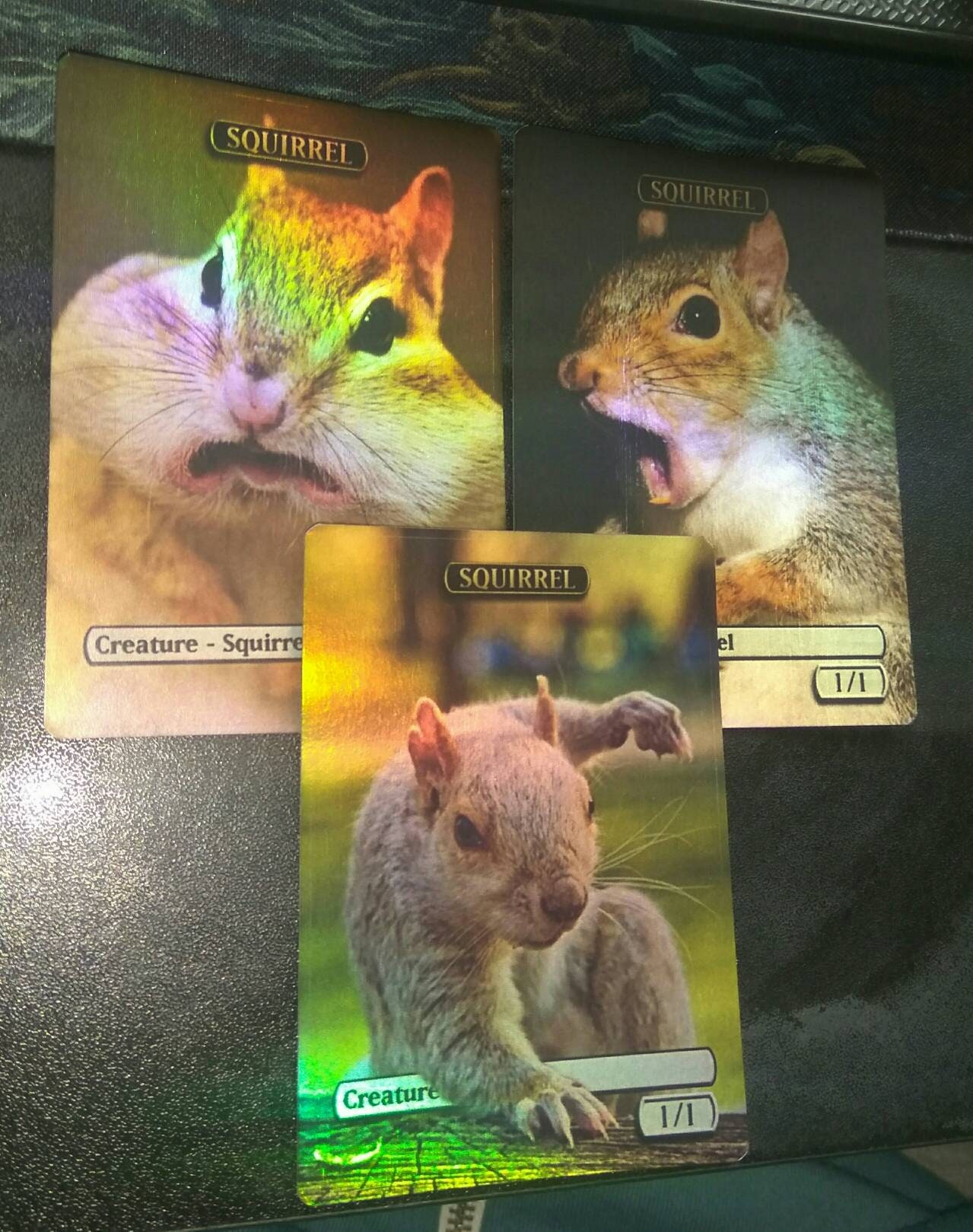 MtG Squirrel 1/1 Token Alternative Art // Chose the Art For Etsy