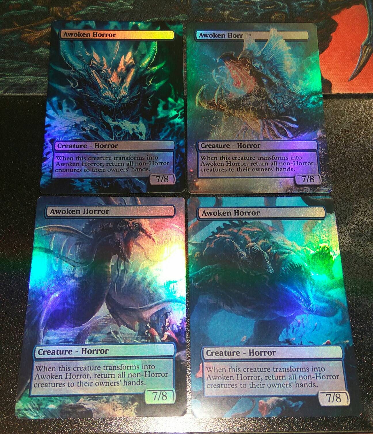 Mtg Awoken Horror for Thing in the Ice Alternative Art // Etsy