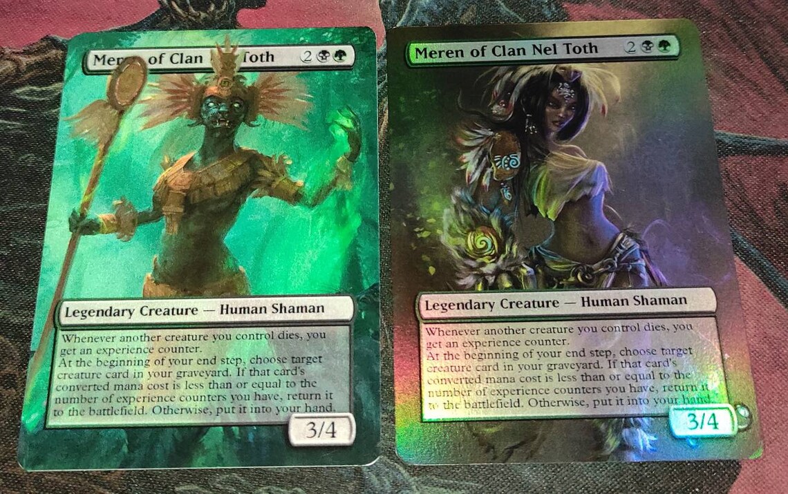 MtG Meren of Clan nel Toth Token Alternative Art // Chose the Etsy