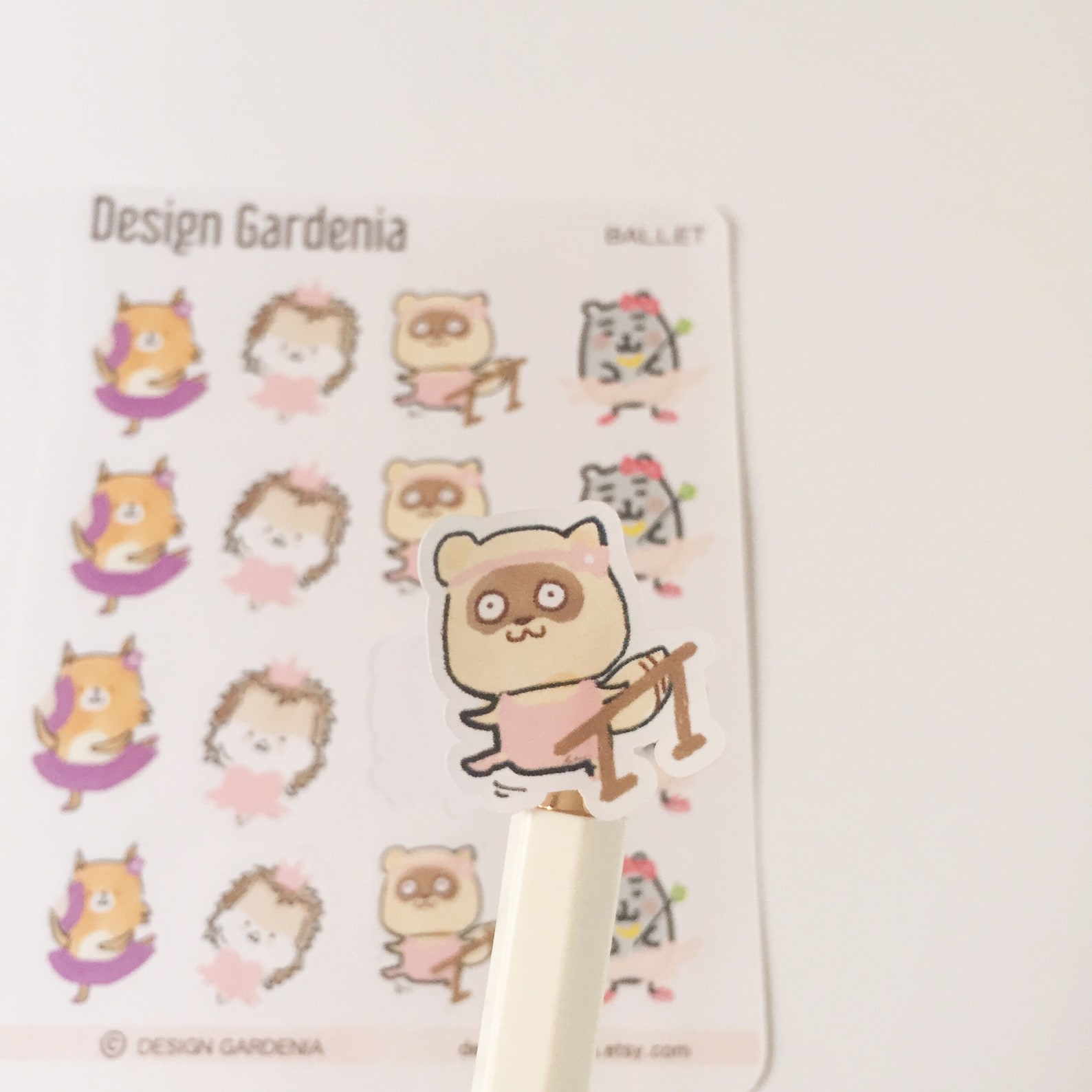 ballet stickers • ballerina • tutu • designgardenia • leotard • pointe shoes • barre • exercise • practice • class • learn • dre