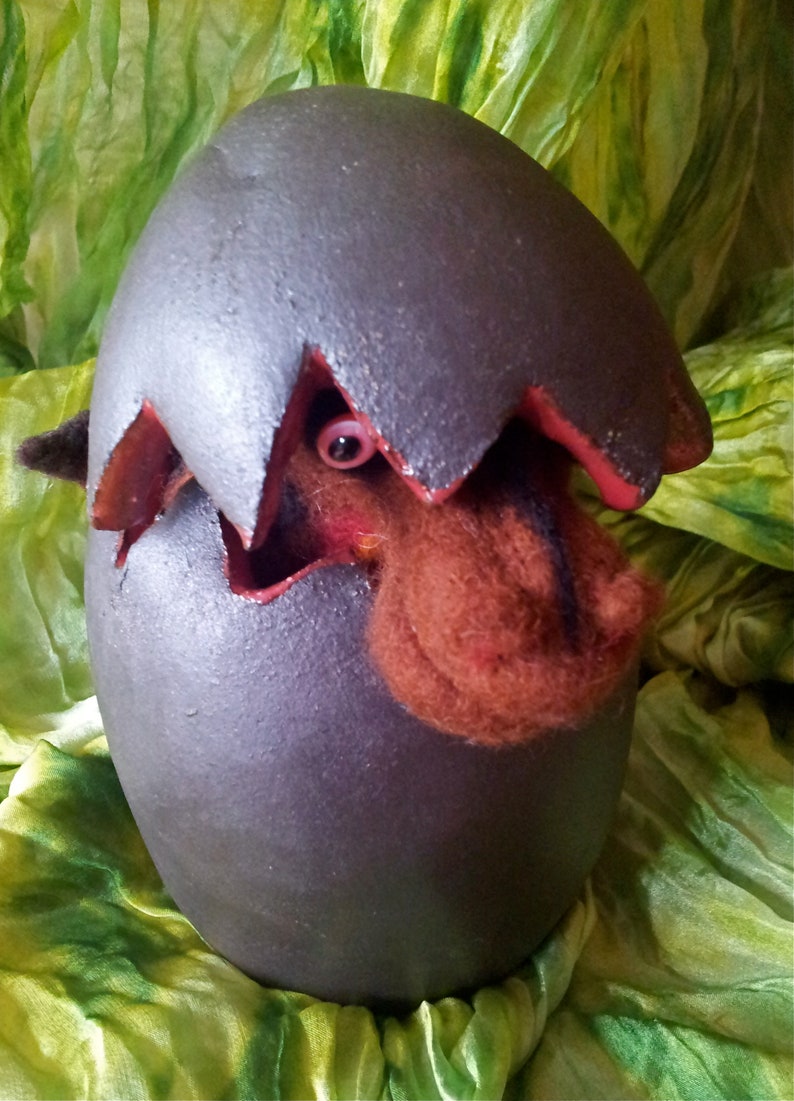 3D Drache Im Ei Deko - Mystisches Drachen Ei Als Raumdekoration