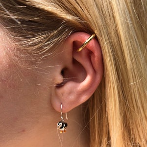 Silver Ear Cuff, Ear Cuff, Ear Cuff No Piercing, Fake Piercing, Rose Gold Ear Cuff, Edgy Ear, Ear Candy, Ear Wrap