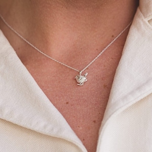 Wren Necklace, Bird Necklace, Silver Bird Pendant