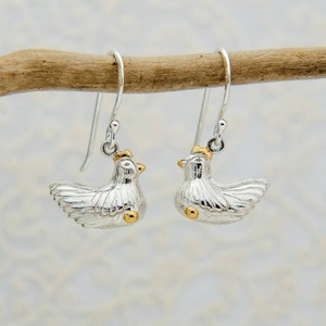 Chicken Licken Earrings, Animal Earrings, Statement Earrings, Animal Jewelry