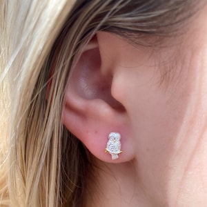 Owl Stud Earrings