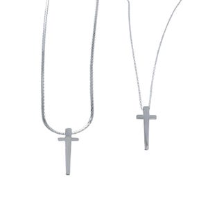 Sterling Silver Cross Pendant Necklace: Men&#39;s Jewelry