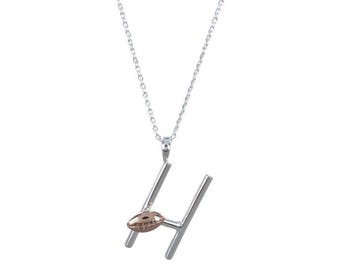 Rugby Necklace, Sports Necklace