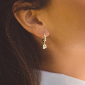 Cowboy Charm Hoop Earrings