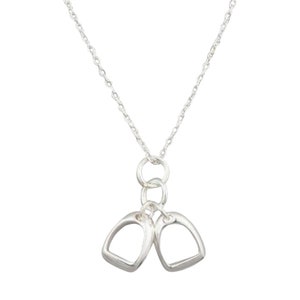 Stirruphalsband i sterlingsilver: Ryttarsmycken i present