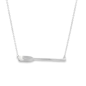 Collier aviron en argent sterling : bijoux d'aviron, chaîne réglable