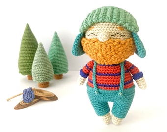 Forest the Lumberjack - Amigurumi Crochet Pattern