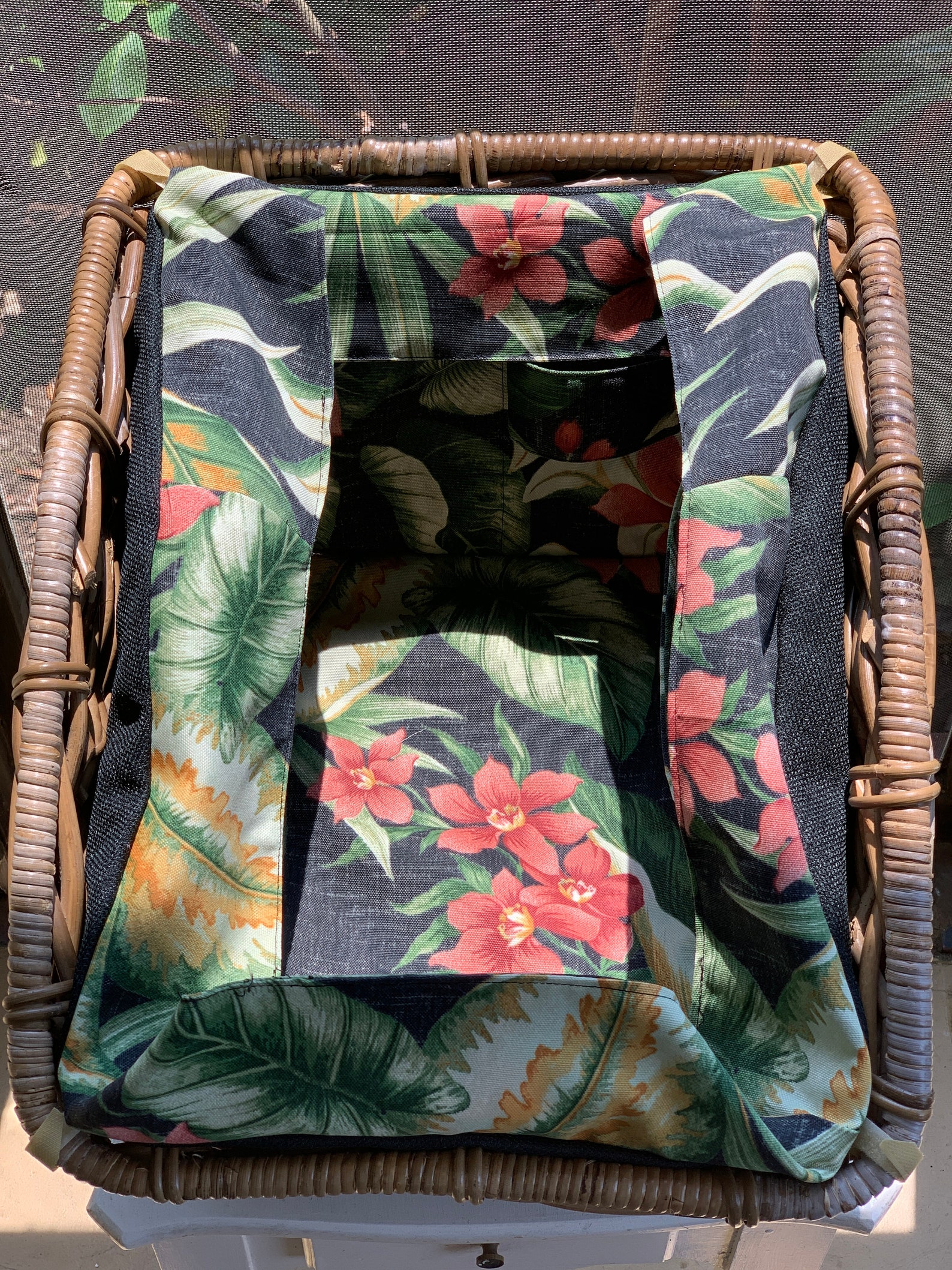 Bike Basket & Liner Tremont Cargo Rear Nantucket Bike Basket Etsy