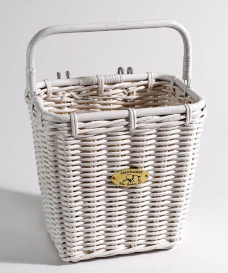 Bike Basket & Liner Pannier Nantucket Bike Basket Adult Etsy