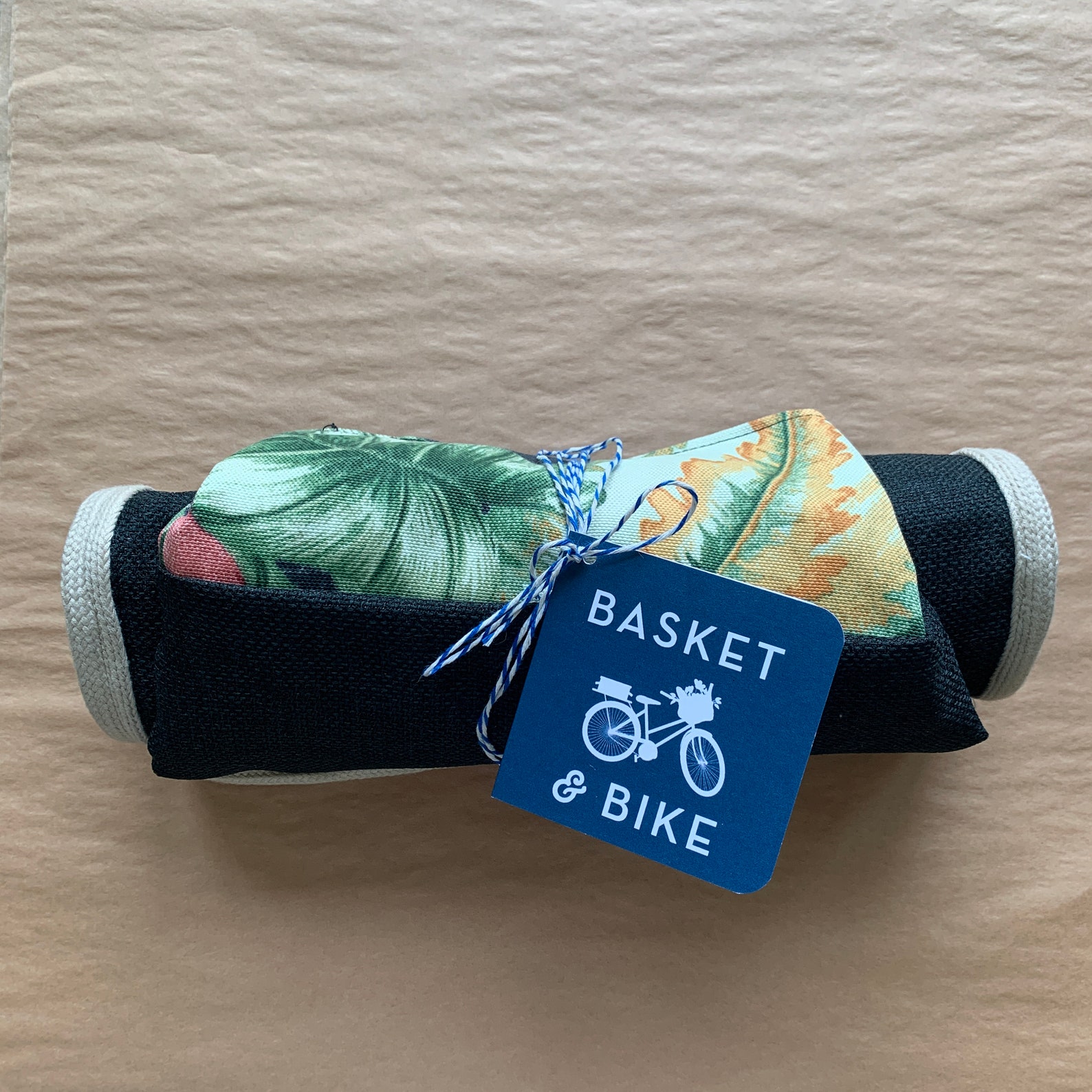 Bike Basket & Liner Tremont Cargo Rear Nantucket Bike Basket Etsy