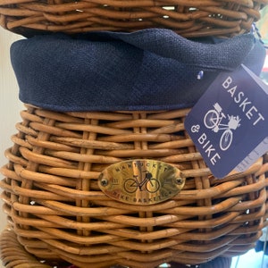 READY TO SHIP! Bike Baskets & Liners - Cisco Nantucket Bike Basket - Adult Classic