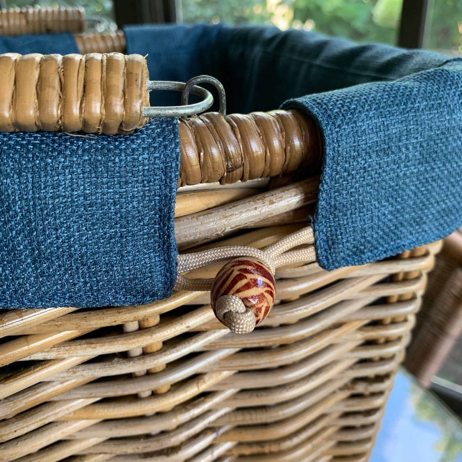 Bike Basket & Liner Pannier Nantucket Bike Basket Adult Etsy