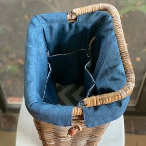 Set of 2 Liners for Pannier Nantucket Bike Basket - SPECIAL PRICE for the PAIR