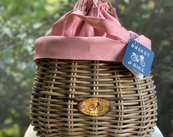 Bike Basket & Liner - Tuckernuck Nantucket Bike Basket - Adult Classic