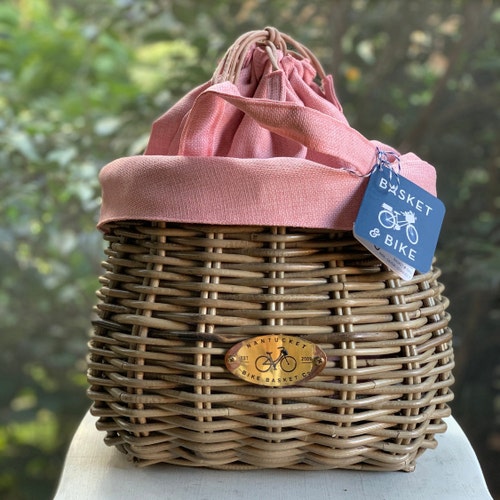 Bike Basket & Liner Cisco Nantucket Bike Basket Adult Etsy