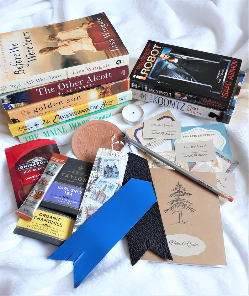 Deluxe Literary Gift Box for Book Lovers With a Book Included Etsy
