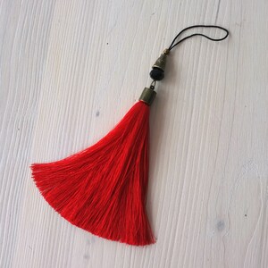 Red Silk Tassel, Silk Tassel, Door Tassel, Home Tassel, Key Tassel, Decorative Tassel, Furniture Tassel, Furniture Decor, Red Decor