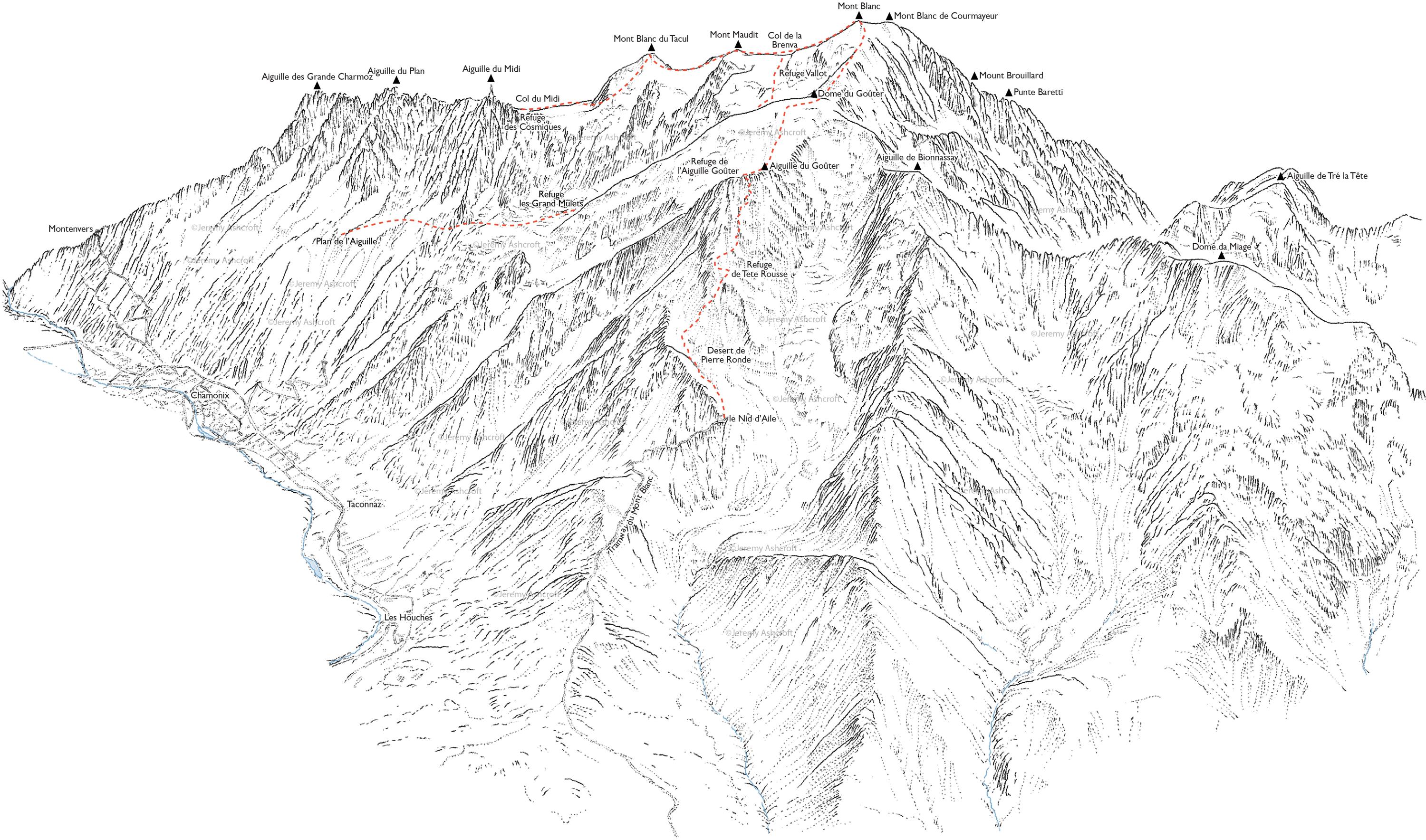 アート・デザイン・音楽 Guide to Chamonix and the Mont Blanc CHAMONIX POSTER: Mont Blanc Poster, French Art, Skiing Print