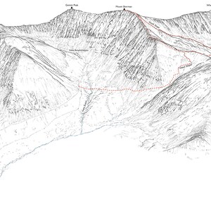 Mount Sherman (western view), Ten Mile - Mosquito Range, Colorado.