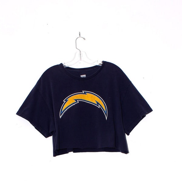 SAN DIEGO Chargers shirt vintage Nfl football shirt crop top tshirt sports team jersey graphic tee college gameday game day SD Chargers