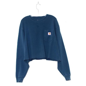 ADIDAS CROP TOP 90s branded shirt reworked upcycled custom cropped long sleeve tshirt t shirt tee athletic preppy streetwear sports sporty