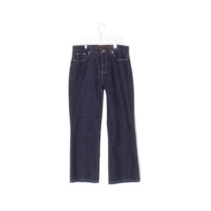 RALPH LAUREN JEANS company super flattering fit dark wash denim jeans classic boot cut mid high waisted jeans tommy polo jeans womens 10