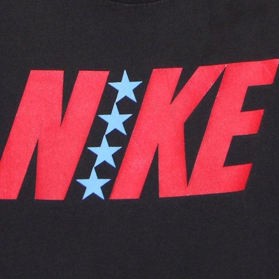 90s NIKE CROP TOP stars graphic just do it croppe… - image 3
