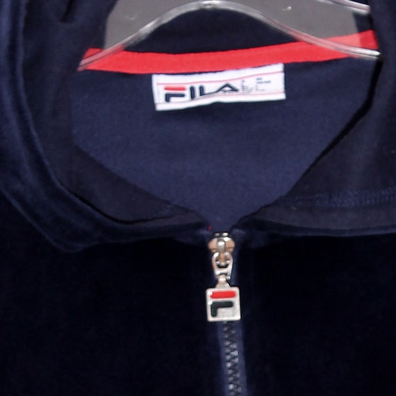 vintage FILA TRACKSUIT jacket VALOUR track suit j… - image 4