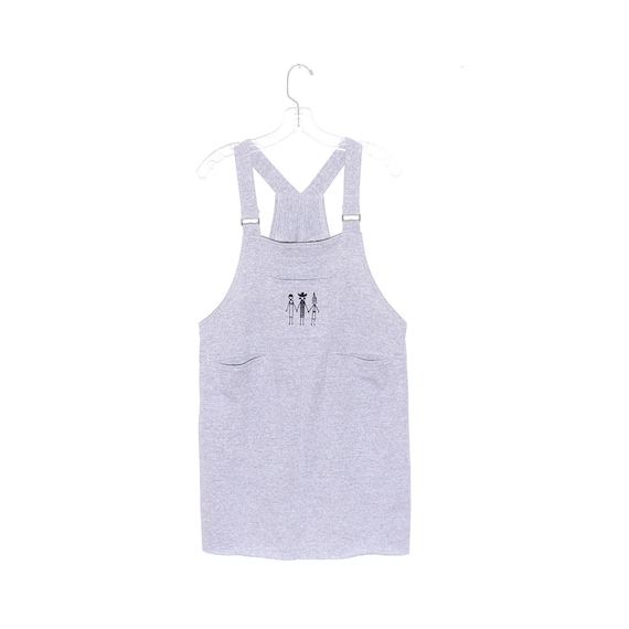 SWEATSHIRT OVERALLS super rare athletic grey sweat