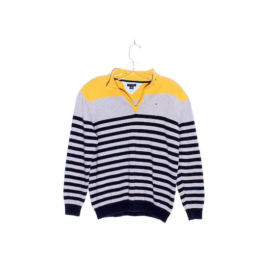 yellow tommy hilfiger sweater
