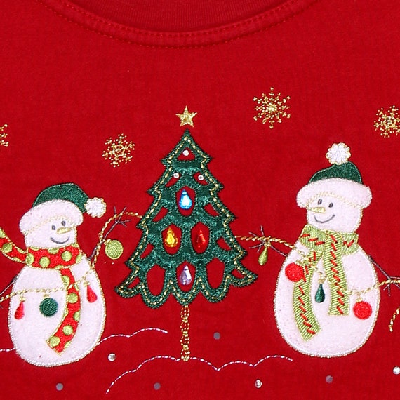 CHRISTMAS SWEATSHIRT vintage christmas sweatshirt… - image 3