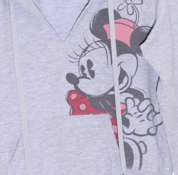 Disney MINNIE MOUSE hoodie vintage 90s top shirt … - image 2