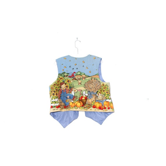 harvest PUMPKINS & SCARECROW Vest pumpkin shirt hallo… Gem