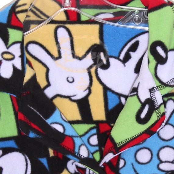 Pop Art vintage MICKEY MOUSE sweater fleece jacke… - image 4