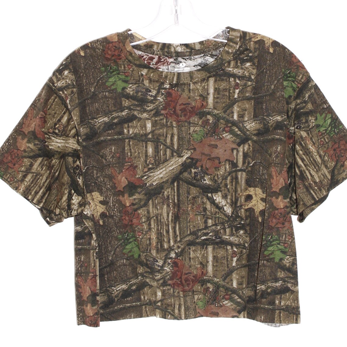 CAMO CROP TOP moosige Eiche Muster Camouflage Tshirt upcycled | Etsy