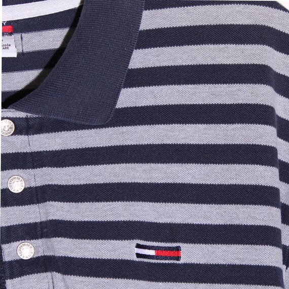 90s TOMMY HILFIGER mens shirt / striped cotton me… - image 5