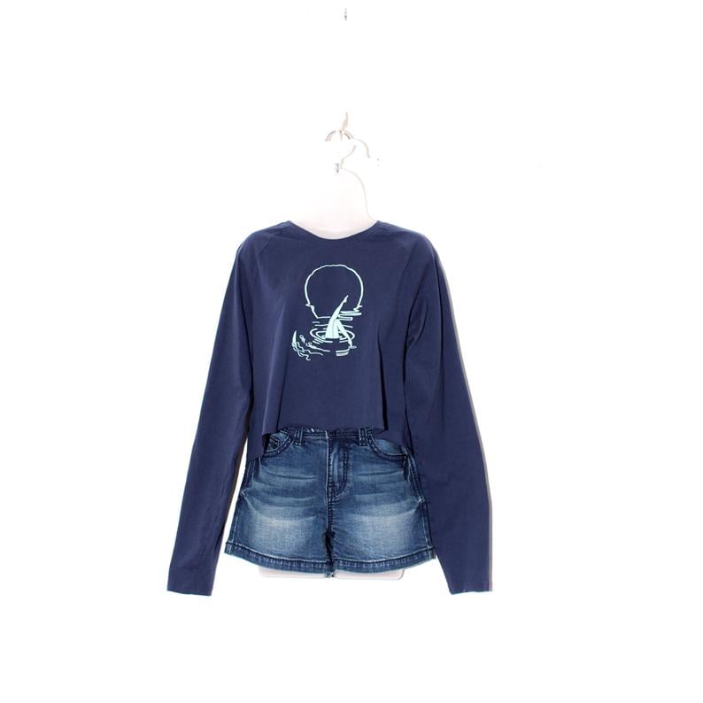 トップス 00s archive girl photo long sleeve Long Sleeve Early 2000s Tops - Etsy