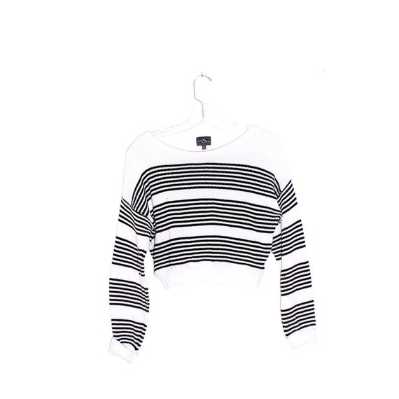 cropped sweater KNIT SWEATER crop top reworked han