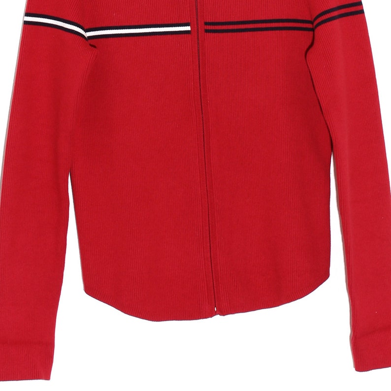 90s TOMMY HILFIGER Sweater Ribbed Sweater Zip up Cardigan Etsy