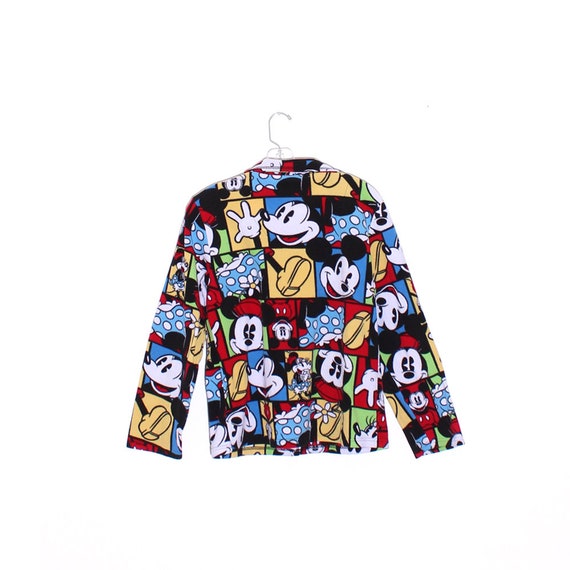 Traditie Stun Zachte voeten Pop Art vintage MICKEY MOUSE trui fleece jas vet kleuren knop - Etsy  Nederland