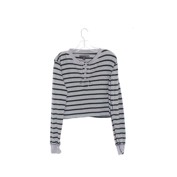 striped thermal top