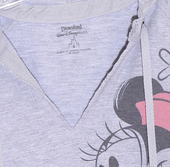 Disney MINNIE MOUSE hoodie vintage 90s top shirt … - image 6