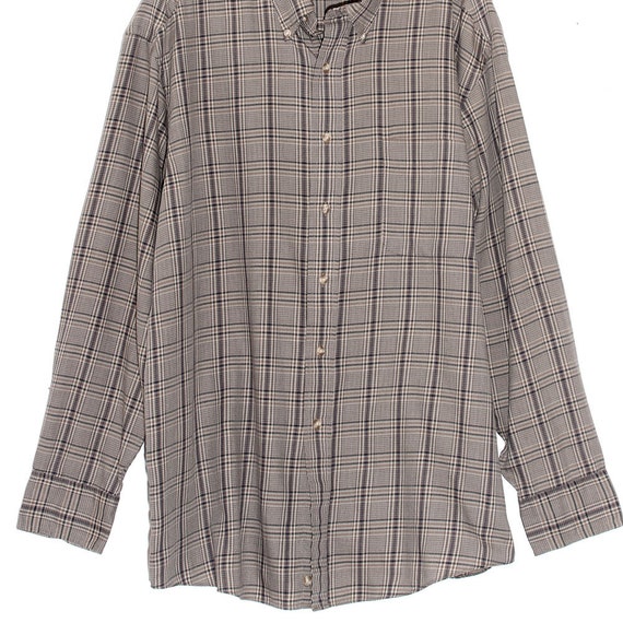 90s PLAID SHIRT oversized skater boyfriend shirt … - image 3