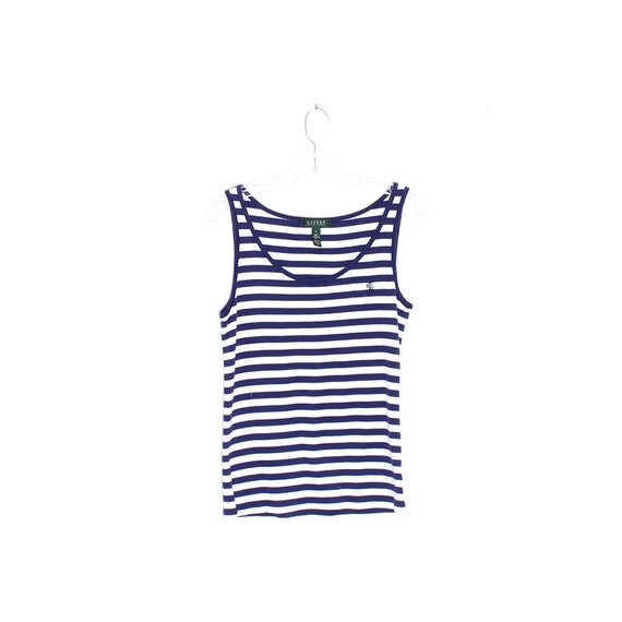 RALPH LAUREN Ribbed TANK Top Classic 